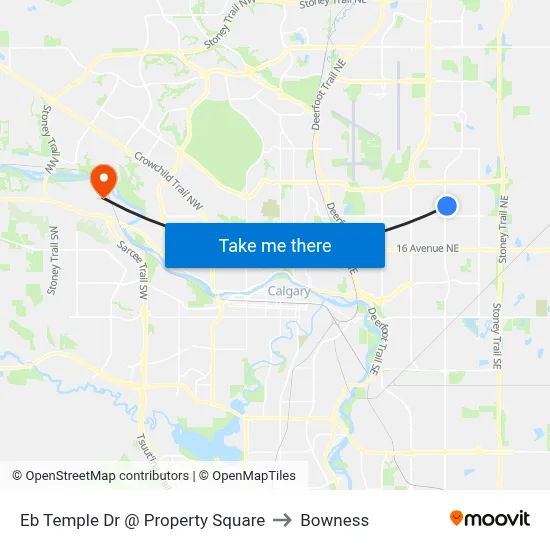Eb Temple Dr @  Property Square to Bowness map