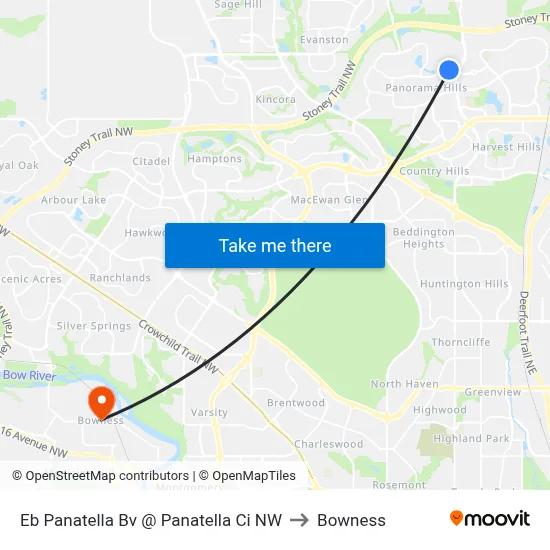Eb Panatella Bv @ Panatella Ci NW to Bowness map
