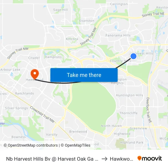 Nb Harvest Hills Bv @ Harvest Oak Ga NE to Hawkwood map