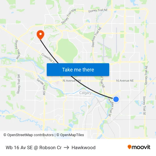Wb 16 Av SE @ Robson Cr to Hawkwood map