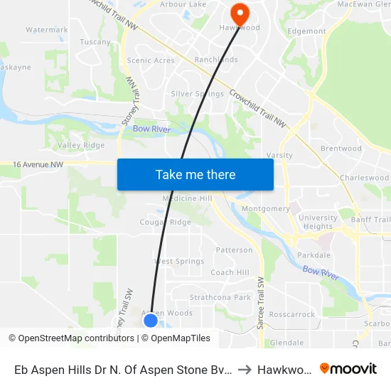 Eb Aspen Hills Dr N. Of Aspen Stone Bv SW to Hawkwood map