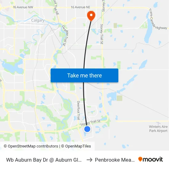 Wb Auburn Bay Dr @ Auburn Glen Wy SE to Penbrooke Meadows map