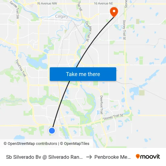 Sb Silverado Bv @ Silverado Ranch Wy SW to Penbrooke Meadows map