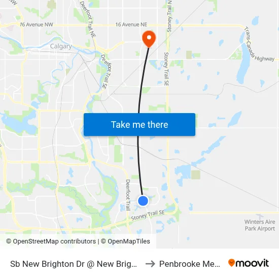 Sb  New Brighton Dr @ New Brighton Mr SE to Penbrooke Meadows map