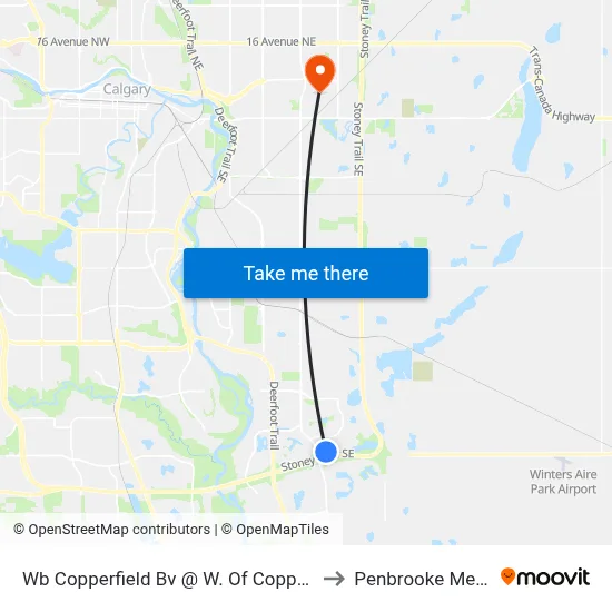 Wb Copperfield Bv @ W. Of Copperfield Cr SE to Penbrooke Meadows map