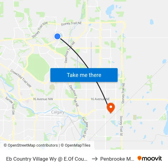 Eb Country Village Wy @ E.Of Country Village Li NE to Penbrooke Meadows map