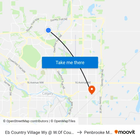 Eb Country Village Wy @ W.Of Country Village Cv NE to Penbrooke Meadows map