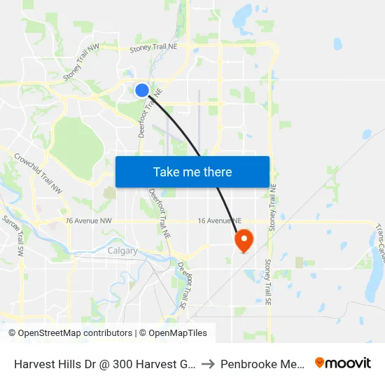 Harvest Hills Dr @ 300 Harvest Grove Pl NE to Penbrooke Meadows map