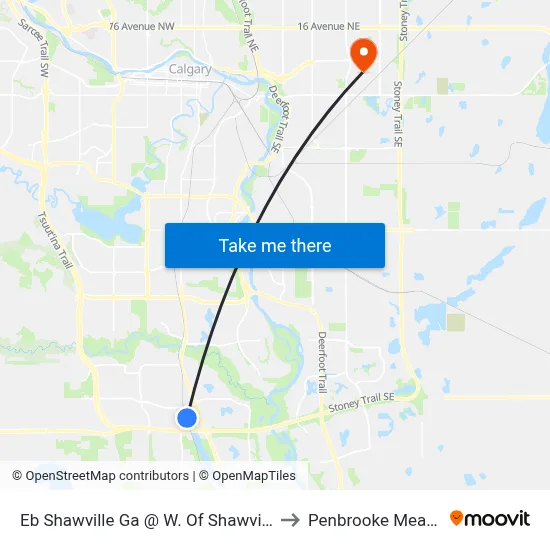 Eb Shawville Ga @ W. Of Shawville Li SE to Penbrooke Meadows map