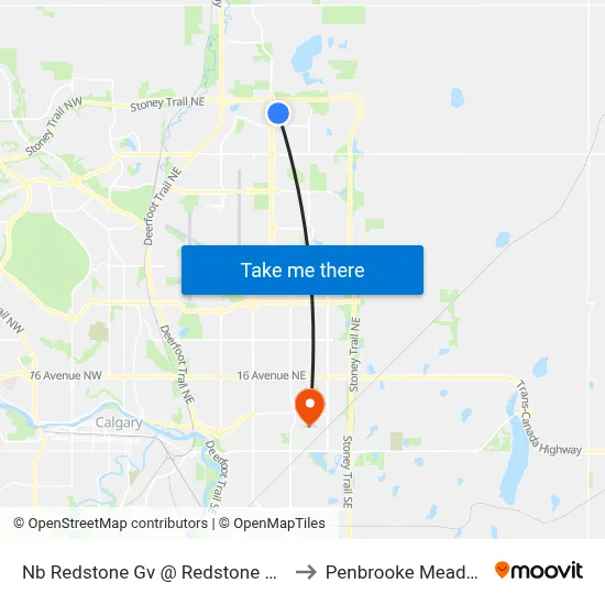Nb  Redstone Gv @  Redstone VI NE to Penbrooke Meadows map