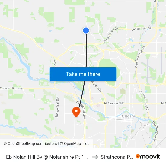 Eb Nolan Hill Bv @ Nolanshire Pt 100 NW to Strathcona Park map