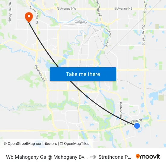 Wb Mahogany Ga @ Mahogany Bv SE to Strathcona Park map