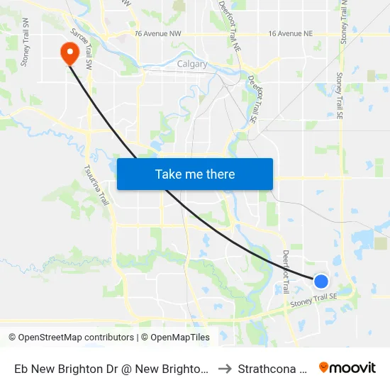 Eb New Brighton Dr @ New Brighton Ht SE to Strathcona Park map