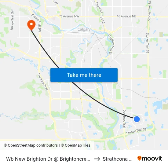 Wb New Brighton Dr @ Brightoncrest Ri SE to Strathcona Park map