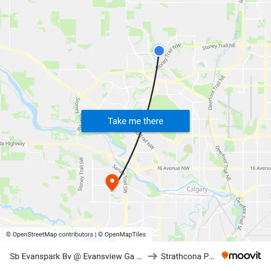 Sb Evanspark Bv @ Evansview Ga NW to Strathcona Park map