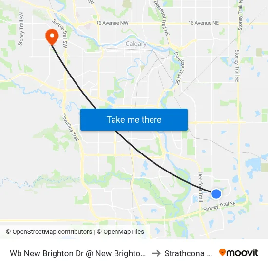 Wb  New Brighton Dr @ New Brighton Gd SE to Strathcona Park map