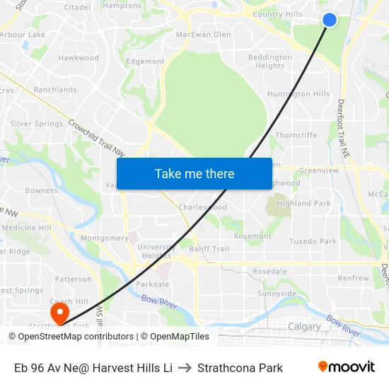 Eb 96 Av Ne@ Harvest Hills Li to Strathcona Park map