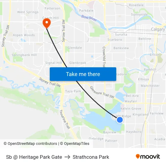 Sb @ Heritage Park Gate to Strathcona Park map