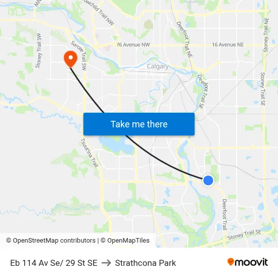 Eb 114 Av Se/ 29 St SE to Strathcona Park map