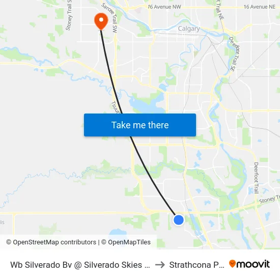 Wb Silverado Bv @ Silverado Skies Li SW to Strathcona Park map