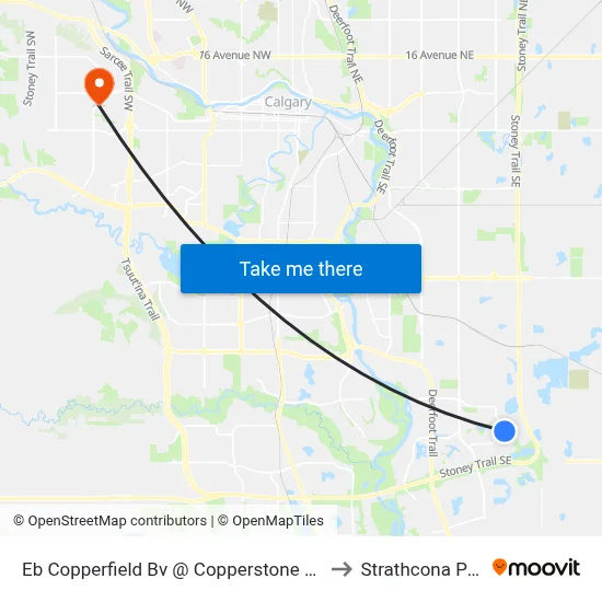 Eb Copperfield Bv @ Copperstone Li SE to Strathcona Park map