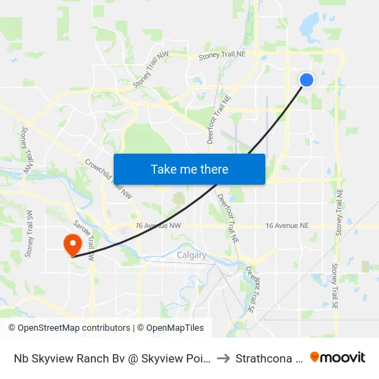 Nb Skyview Ranch Bv @ Skyview Point Cm NE to Strathcona Park map