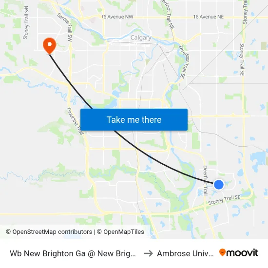 Wb New Brighton Ga @ New Brighton Dr SE to Ambrose University map