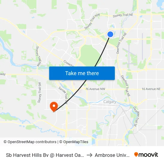 Sb Harvest Hills Bv @ Harvest Oak Ga NE to Ambrose University map