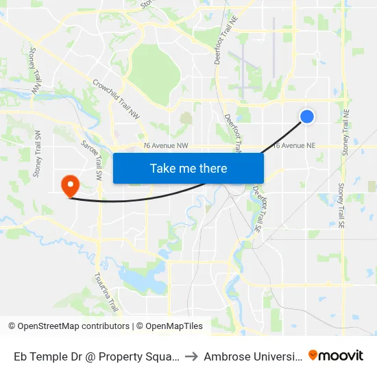 Eb Temple Dr @  Property Square to Ambrose University map