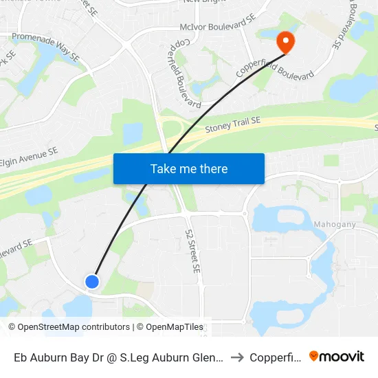 Eb Auburn Bay Dr @ S.Leg Auburn Glen Ht SE to Copperfield map
