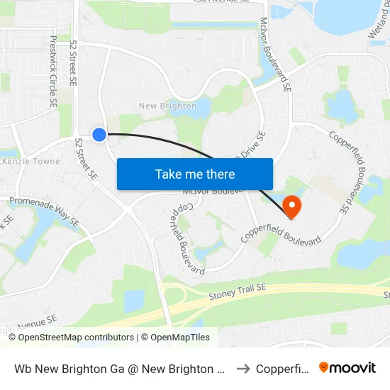 Wb New Brighton Ga @ New Brighton Dr SE to Copperfield map