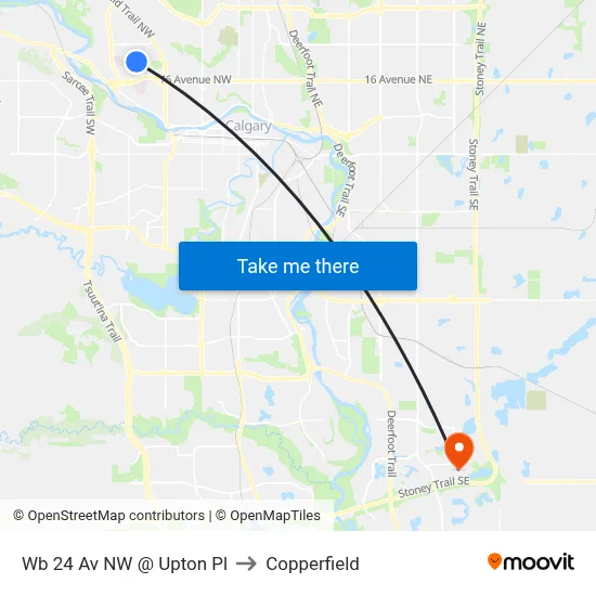 Wb 24 Av NW @ Upton Pl to Copperfield map