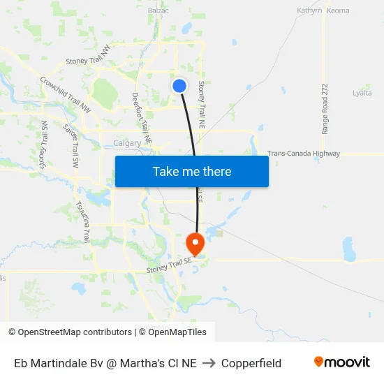 Eb Martindale Bv @ Martha's Cl NE to Copperfield map