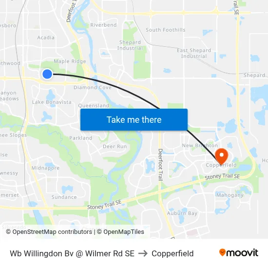 Wb  Willingdon Bv @ Wilmer Rd SE to Copperfield map