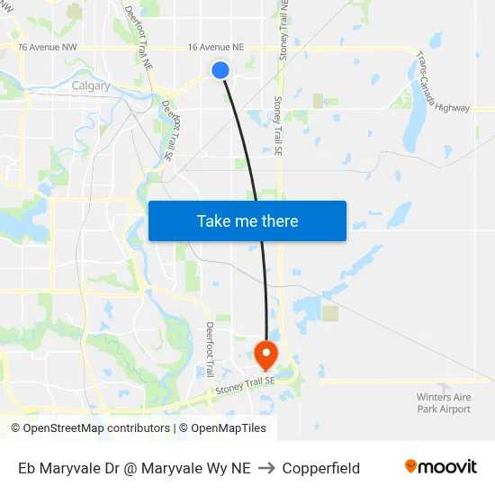Eb Maryvale Dr @ Maryvale Wy NE to Copperfield map
