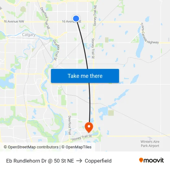 Eb Rundlehorn Dr @ 50 St NE to Copperfield map