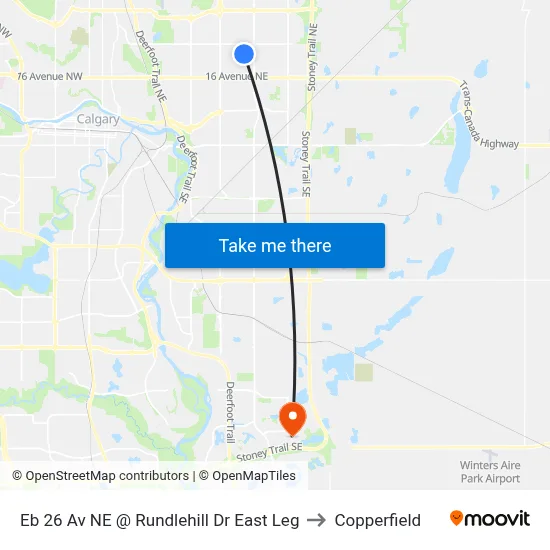 Eb 26 Av NE @ Rundlehill Dr East Leg to Copperfield map