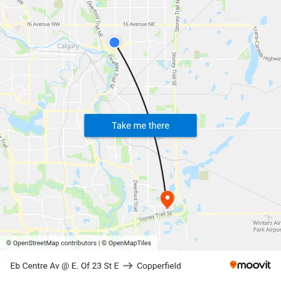 Eb Centre Av @  E. Of 23 St E to Copperfield map