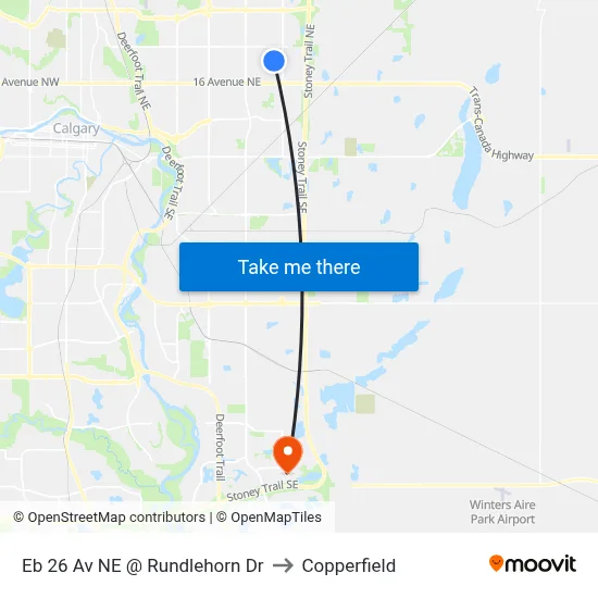 Eb 26 Av NE @ Rundlehorn Dr to Copperfield map