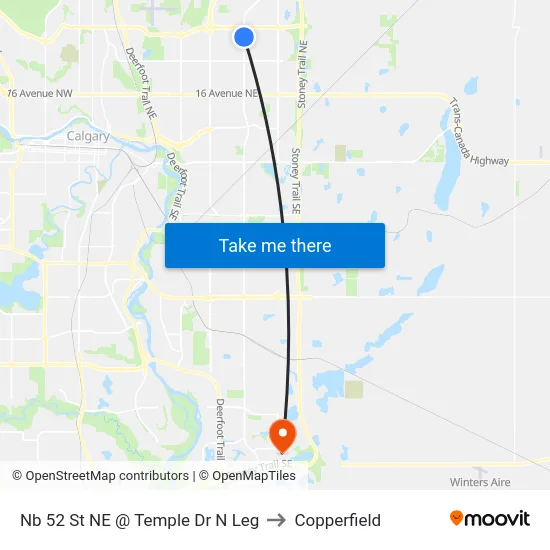 Nb 52 St NE @ Temple Dr N Leg to Copperfield map