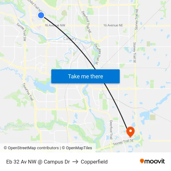 Eb 32 Av NW @ Campus Dr to Copperfield map