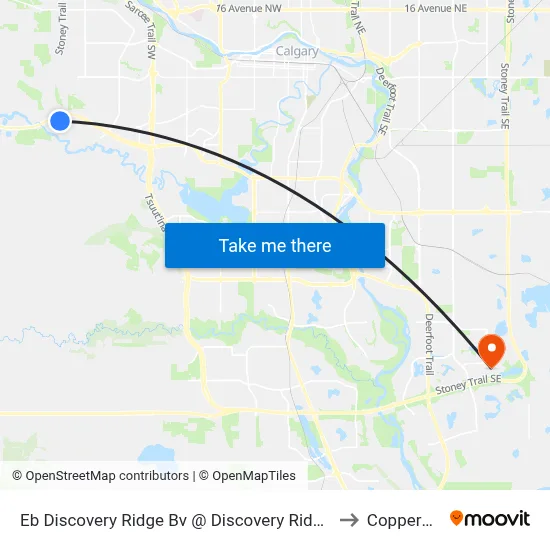 Eb Discovery Ridge Bv @ Discovery Ridge Ci SW to Copperfield map