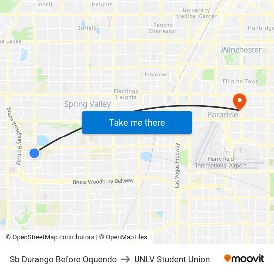 Sb Durango Before Oquendo to UNLV Student Union map