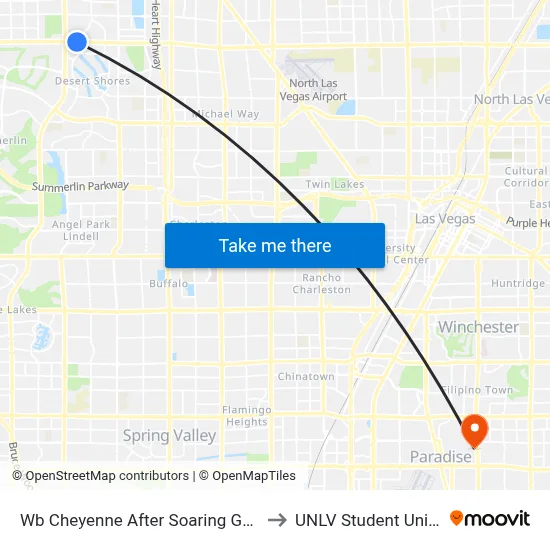 Wb Cheyenne After Soaring Gulls to UNLV Student Union map