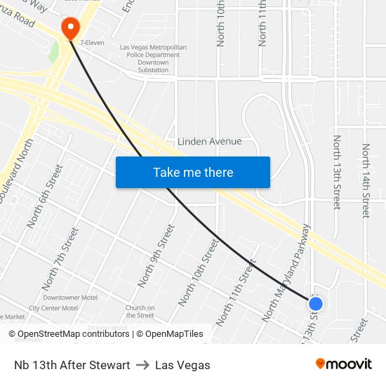 Nb 13th After Stewart to Las Vegas map