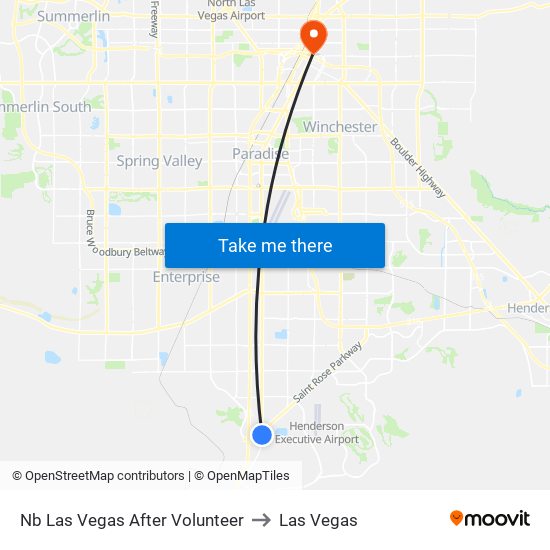 Nb Las Vegas After Volunteer to Las Vegas map