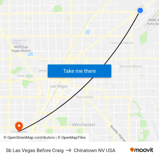Sb Las Vegas Before Craig to Chinatown NV USA map