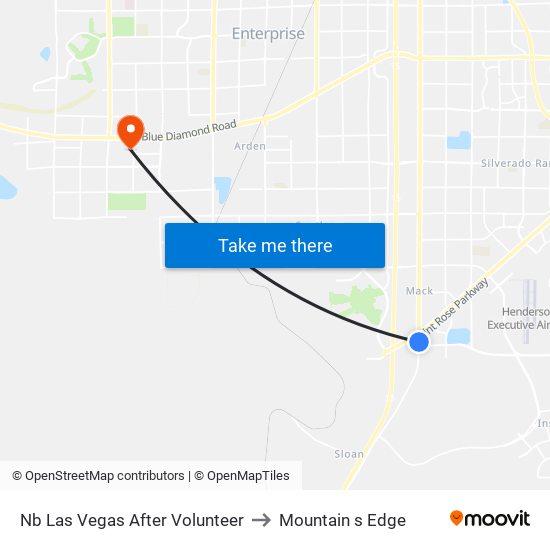 Nb Las Vegas After Volunteer to Mountain s Edge map