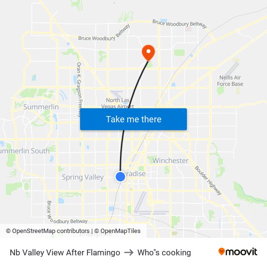 Nb Valley View After Flamingo to Who"s cooking map