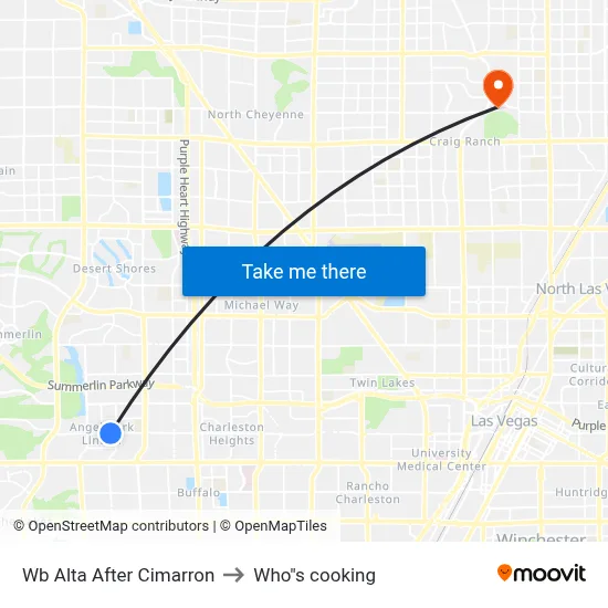 Wb Alta After Cimarron to Who"s cooking map